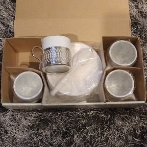 NIB Expresso cups and saucers